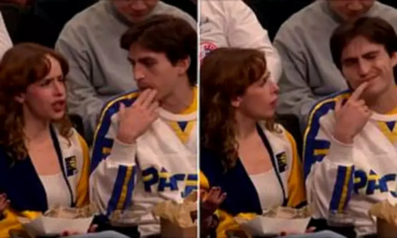 Basketball Fan Silenced by Friend's Savage Courtside Comeback in Viral Clip