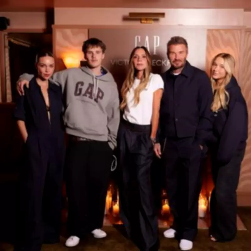 Beckhams Unite for Victoria's GAP Launch Without Brooklyn