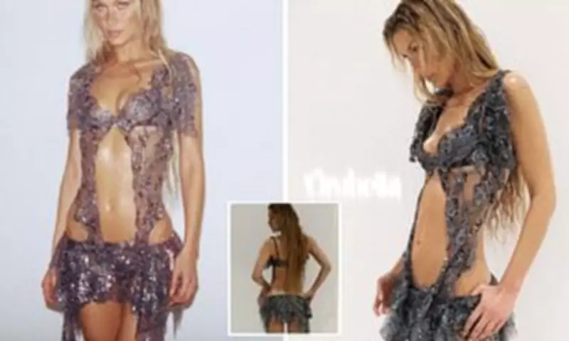 Bella Hadid Unveils Orebella's Nectar Dew in Dazzling Metallic Campaign