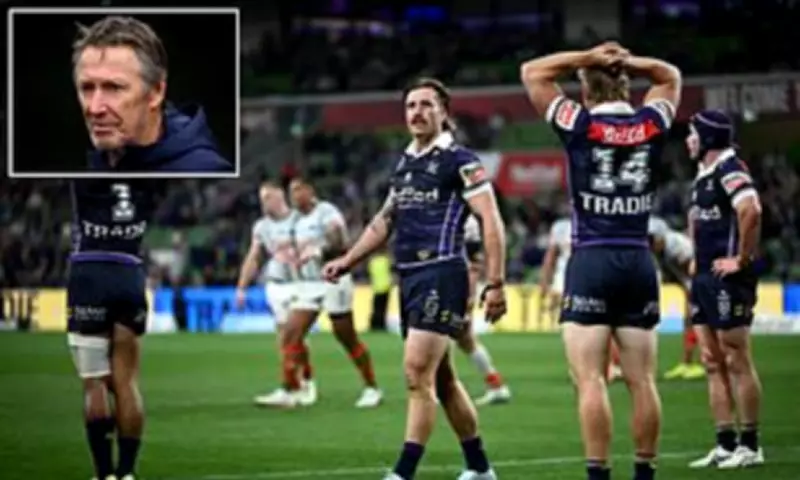 Bellamy 'embarrassed' as Storm suffer record 48-6 Anzac Day loss to Rabbitohs
