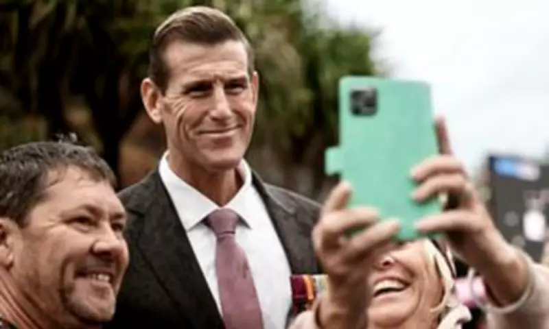 Ben Roberts-Smith Attends Anzac Day Dawn Service in Queensland