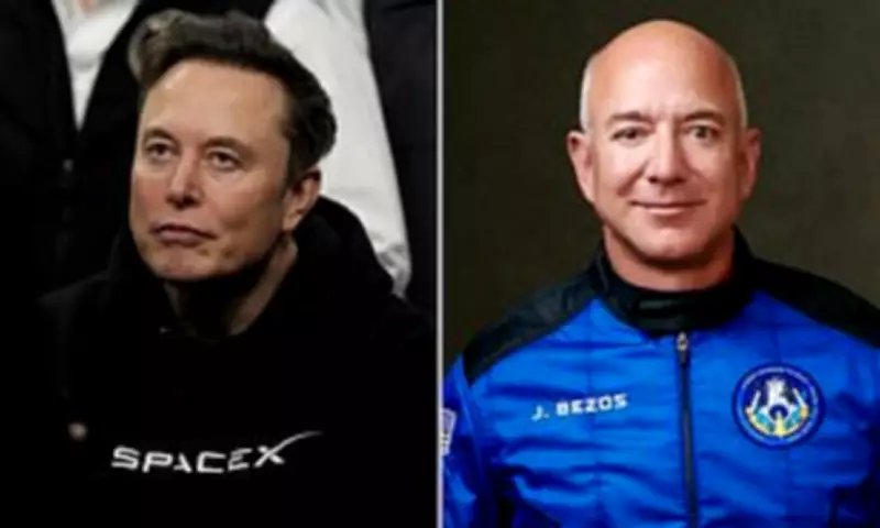 Billionaire Space Race Intensifies as Musk and Bezos Compete for NASA's Moon Contract