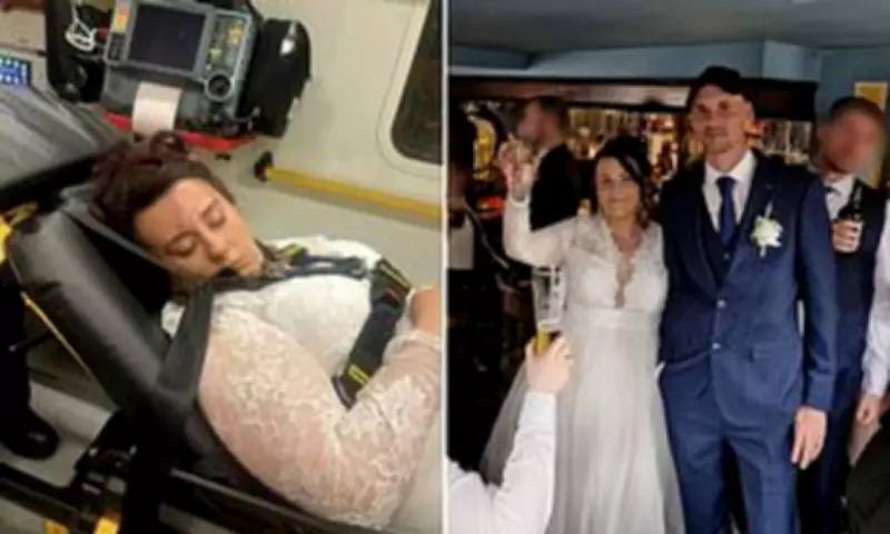 Bride's Wedding Day Ends in Ambulance After Over-Indulging on Drinks