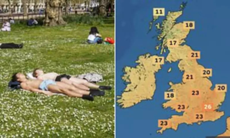 Britain Swelters in Record April Heatwave with Temperatures Hitting 26C