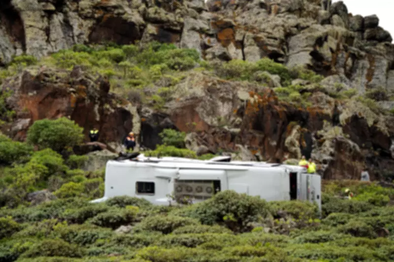 British Tourist Bus Crash in Canary Islands Leaves One Dead, 27 Injured