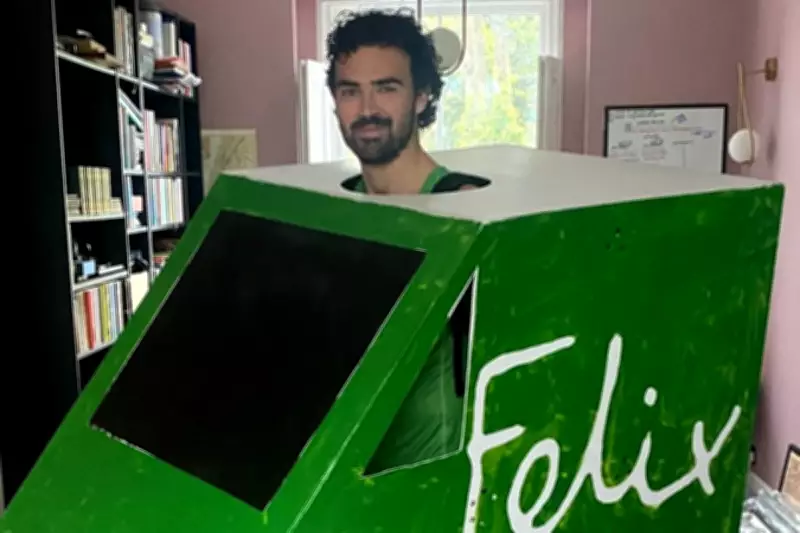 Brother's Marathon Tribute in Felix Project Van Costume Aims for World Record