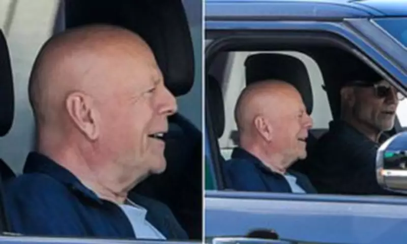 Bruce Willis Seen Smiling During LA Car Ride Amid Dementia Battle