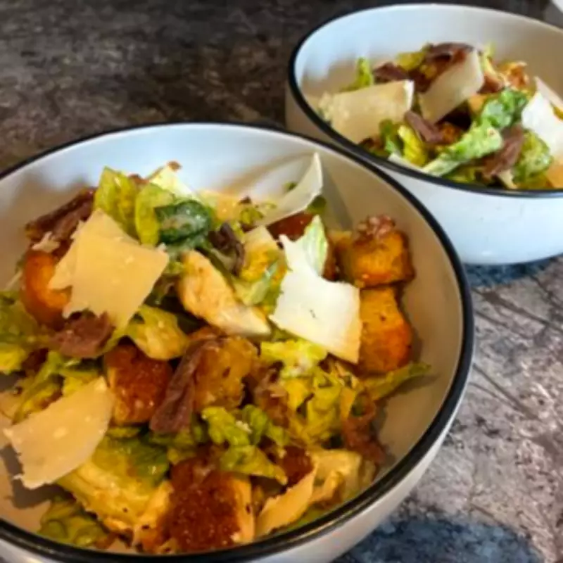 Caesar Salad Upgrade: Swap Chicken for Crispy Tenders