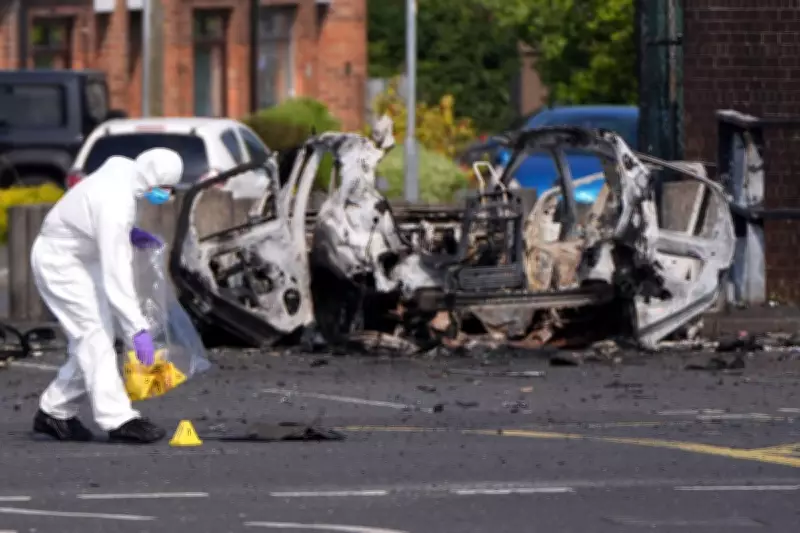 Car bomb outside Belfast police station may be work of New IRA, says PSNI