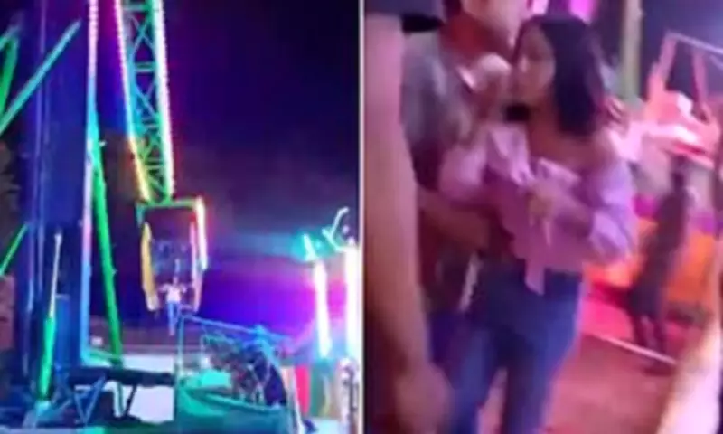 Carnival Ride Malfunction in Mexico Leaves Woman Dangling, Nearly Falling