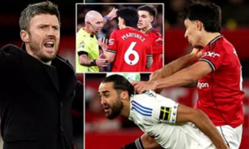 Carrick Rages at 'Shocking' Martinez Red Card as Leeds End 40-Year Wait for Old Trafford Win