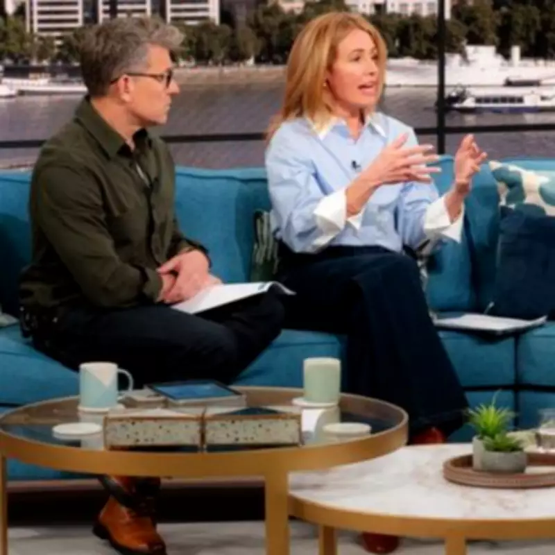 Cat Deeley Channels Kate Middleton's Style in M&S Blue Shirt Dupe