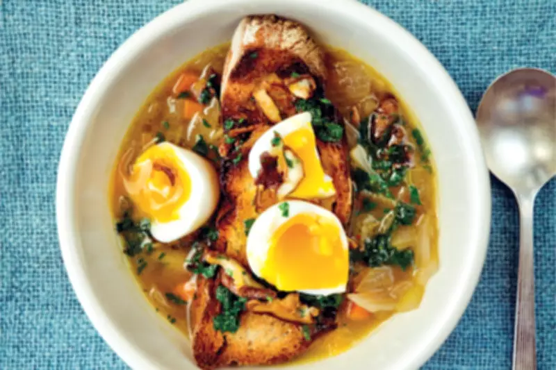 Chef Chris Fischer's Hearty Mushroom Soup Recipe from Martha's Vineyard