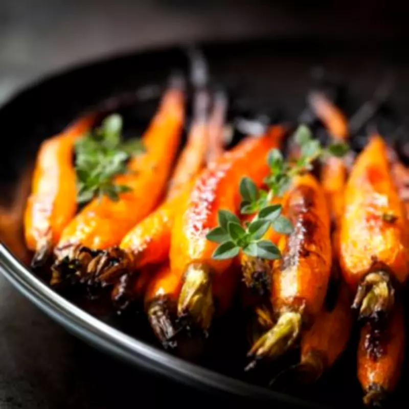 Chef Poppy O'Toole's Air Fryer Maple Carrots Transform Sunday Roasts