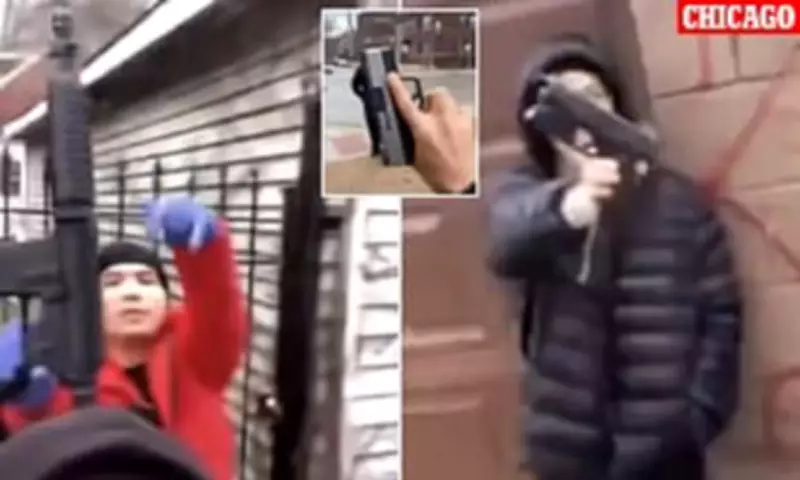 Chicago Gang Video Shows Boys Flaunting Firearms in Broad Daylight
