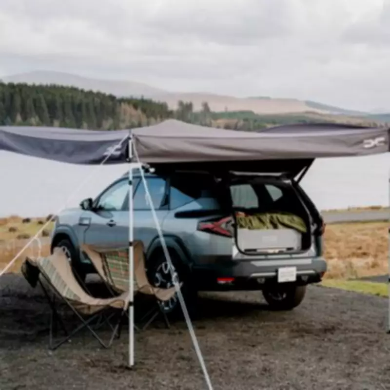 Content Creator Ditches Hotels for Car Camping, Wakes to Stunning Views