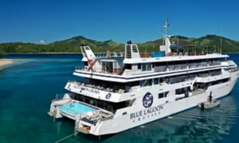 Cruise Ship Grounded on Fiji Reef Near Cast Away Filming Location