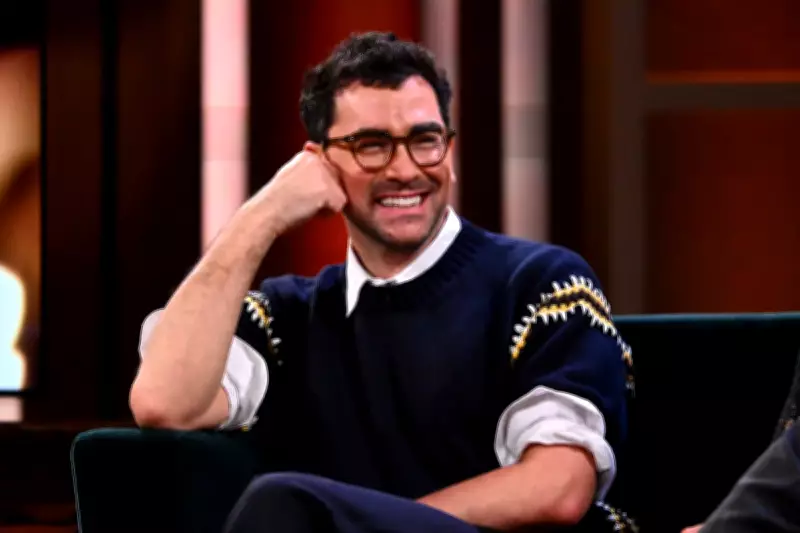 Dan Levy Startled by Mr Blobby's Surprise Appearance on Claudia Winkleman Show