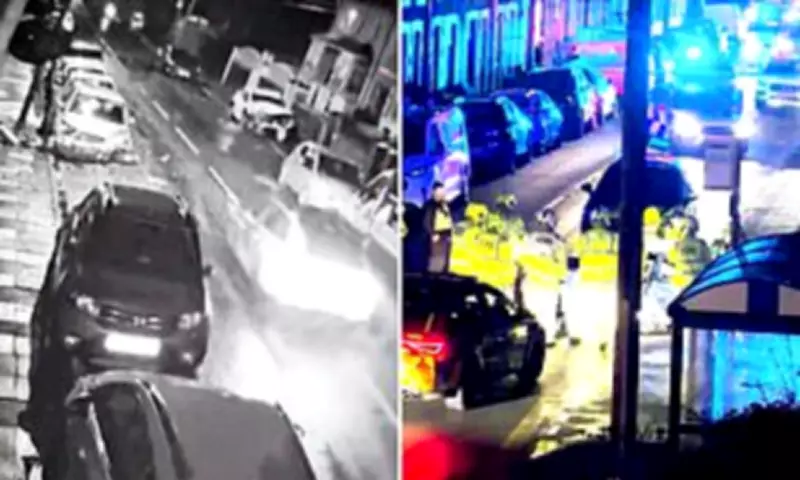 Dawn Police Chase Ends in Car Pinball Horror on Welsh Residential Street