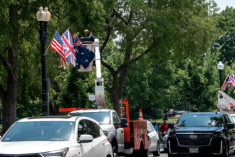 DC Blunder: Australian Flags Raised Instead of British for King's Visit