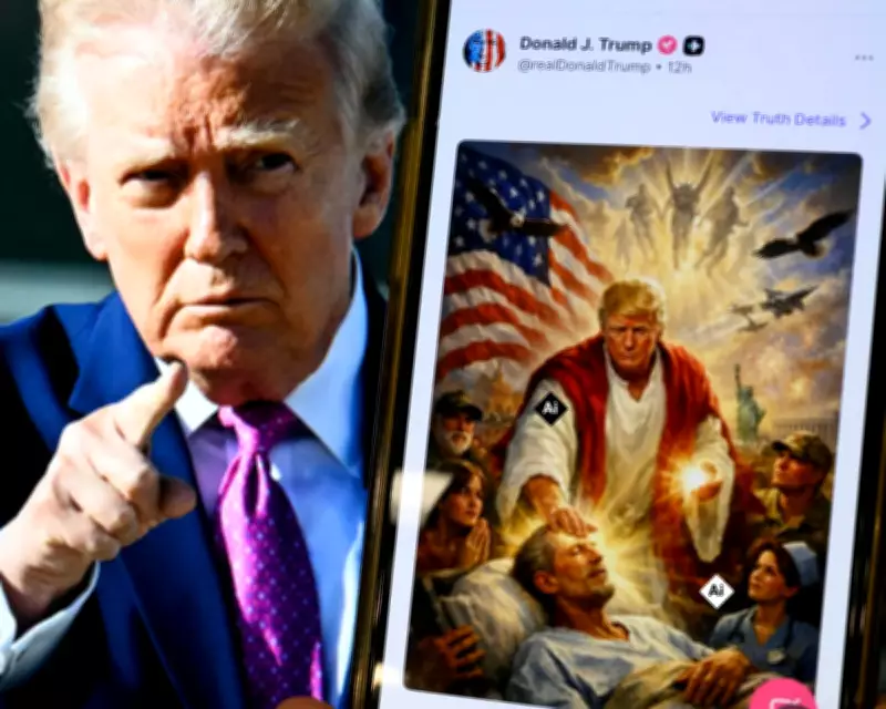 Donald Trump Sparks Outrage by Sharing AI-Generated Image of Himself as Jesus Christ