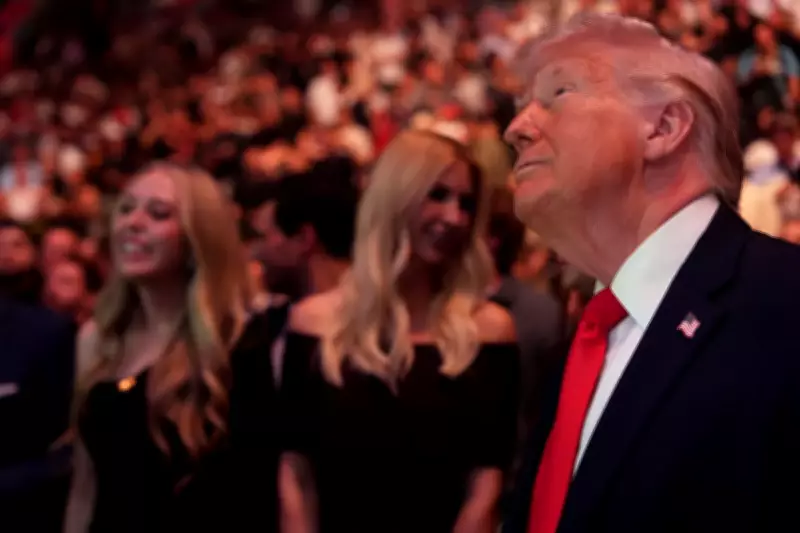 Donald Trump Steals Show at UFC 327 in Miami, Greets Joe Rogan and Marco Rubio