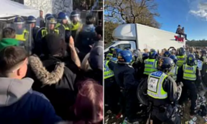 Dorset Police Face Missile Attack at Illegal Easter Rave in Rural Village