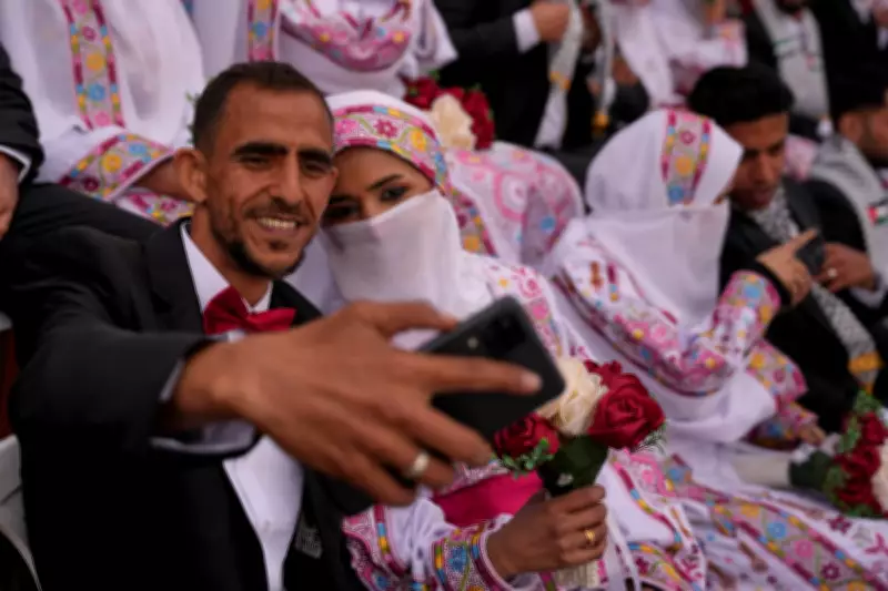 Dozens of Palestinian Couples Celebrate Mass Wedding in Gaza