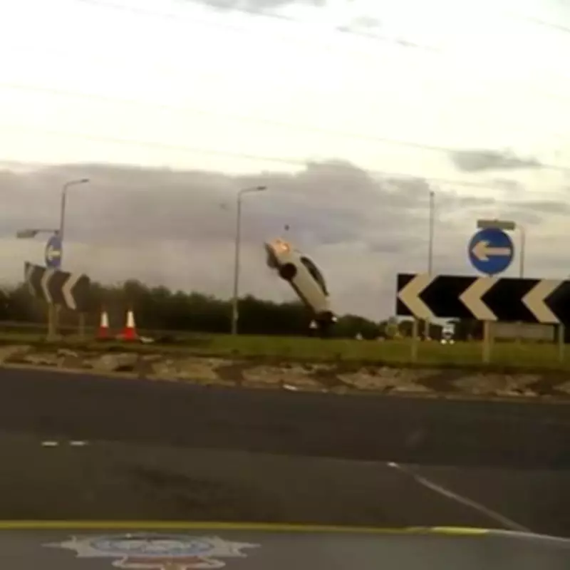 Drug Driver's BMW Flips Mid-Air After 142mph Police Chase in Yorkshire