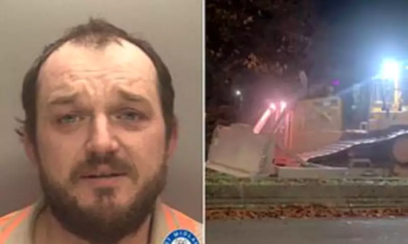 Drunk and Drugged Father Jailed for Bulldozer Rampage in Wolverhampton