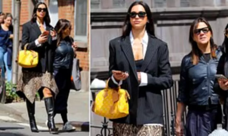 Dua Lipa and Mother Anesa Enjoy Easter Stroll in New York City