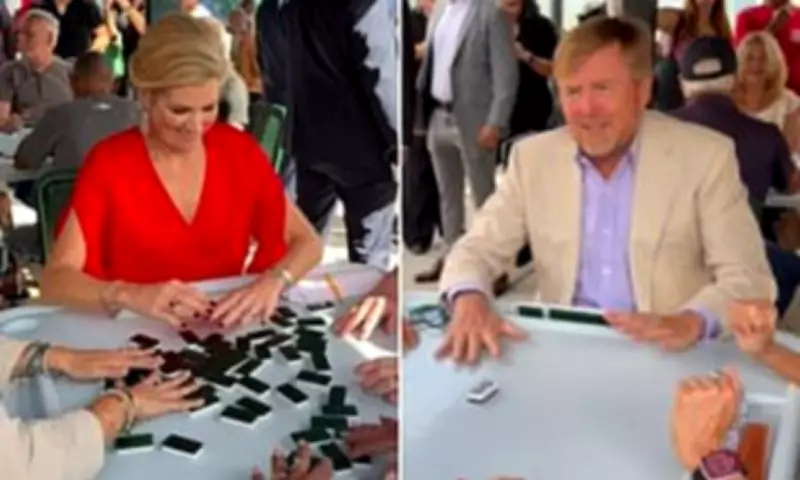 Dutch Royals Play Dominoes in Miami's Little Havana After White House Stay