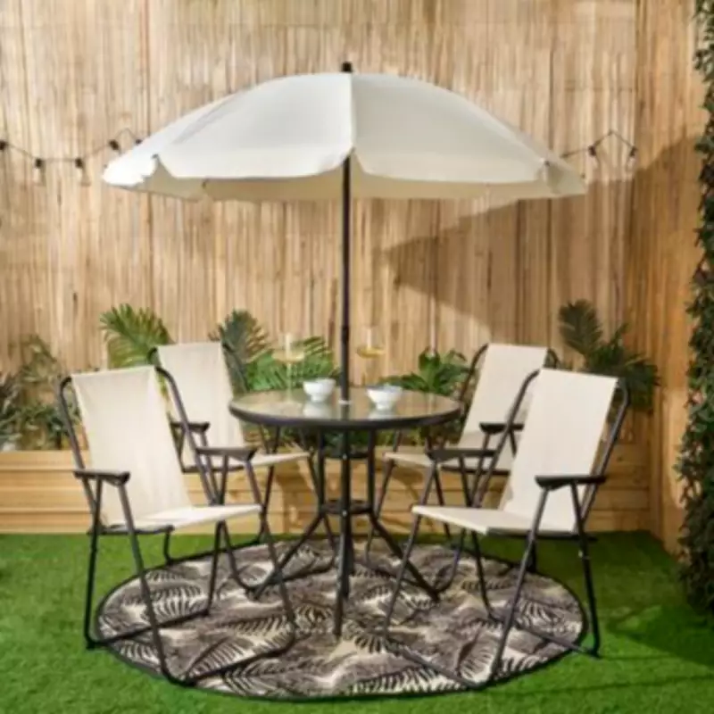 Easter Bargain: 6-Piece Outdoor Dining Set Drops Below £100 in Four Colours