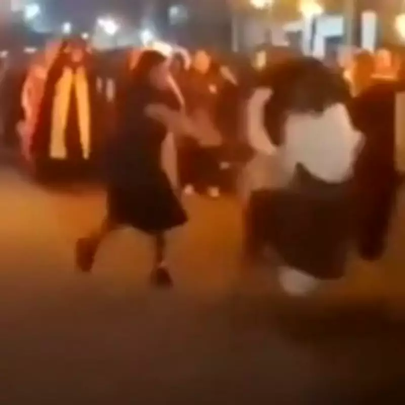 Easter Parade Shocker: Actor Playing Jesus Shoved to Ground by 'Disciple'