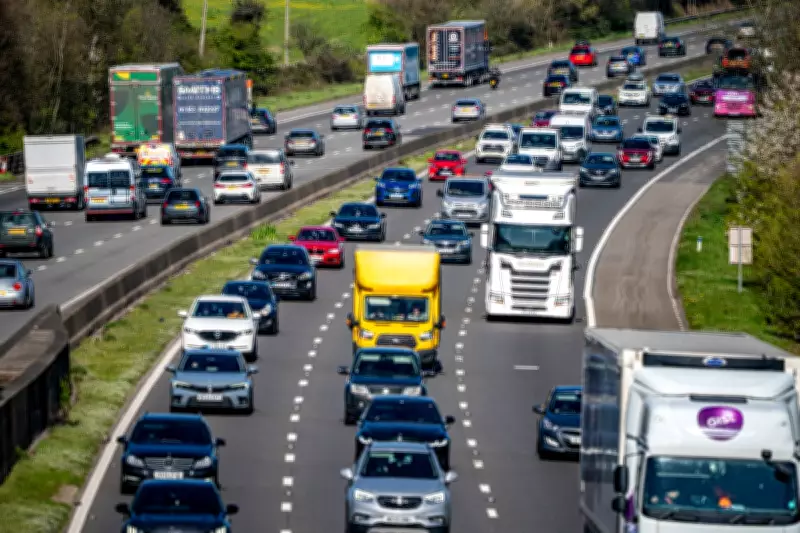 Easter Travel Chaos: UK's Busiest Roads Face 21.7 Million Journeys Amid Storm Dave