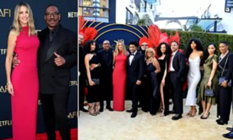 Eddie Murphy Honoured at AFI Ceremony, Poses with His Ten Children