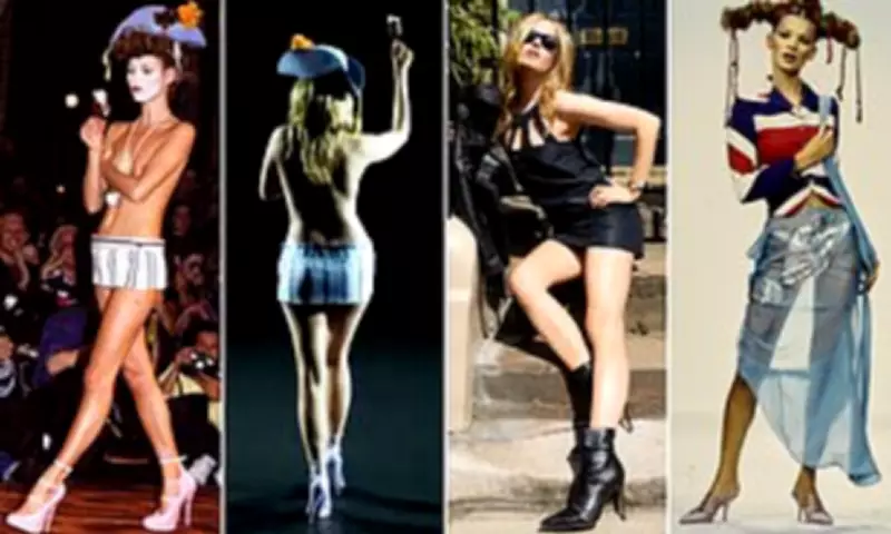 Ellie Bamber Channels Kate Moss in New Film, Wearing Supermodel's Iconic Outfits
