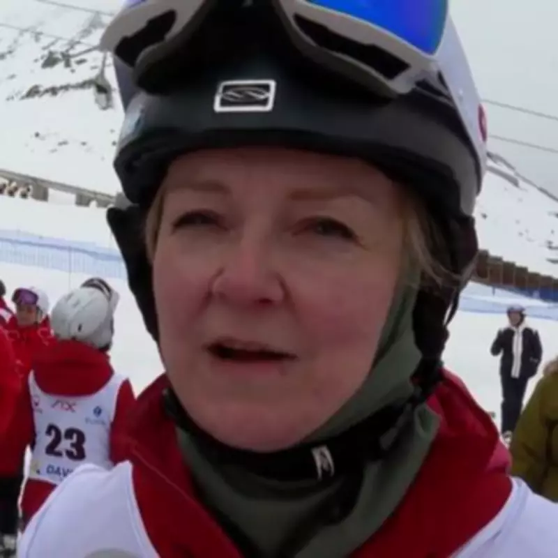 Ex-PM Liz Truss Skis in Davos Despite Losing Seat, Faces Criticism