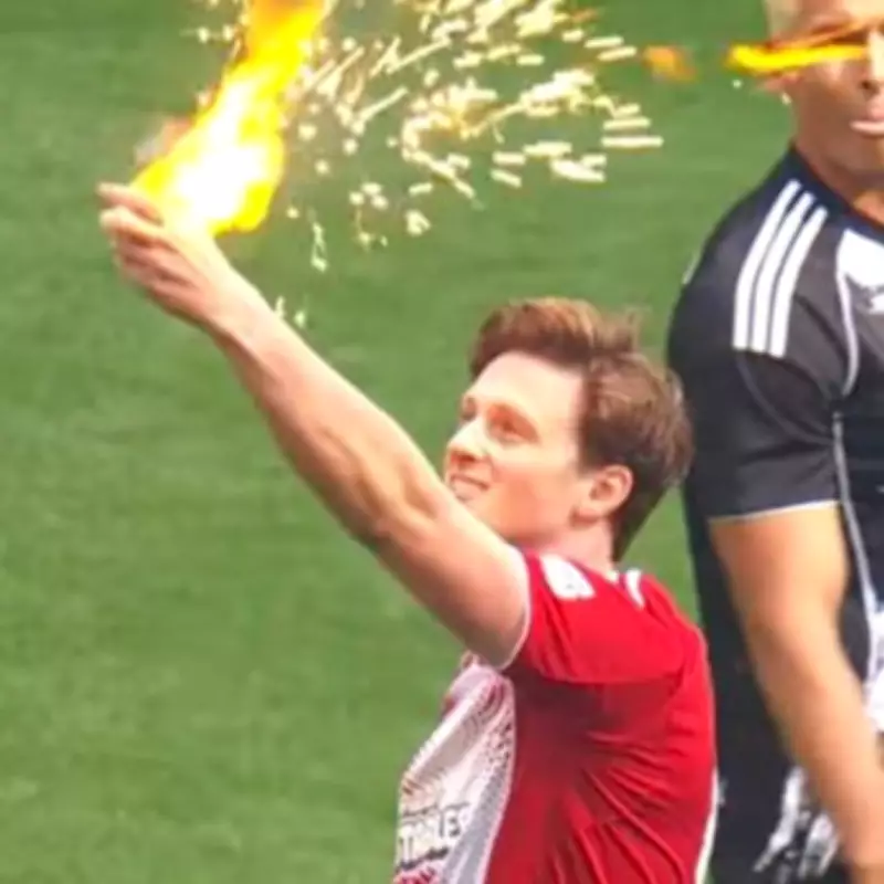 Ex-Premier League Referee's Yellow Card Set Alight in Sidemen Charity Match