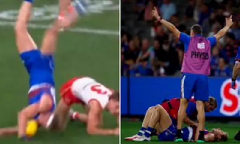 Fans Furious Over Aaron Naughton Mid-Air Collision in AFL Clash