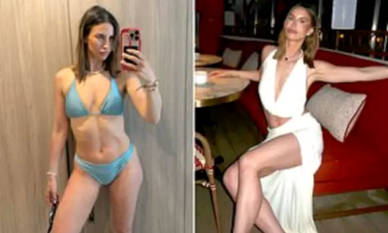 Ferne McCann Shows Toned Abs in Blue Bikini After Transformative Marbella Retreat