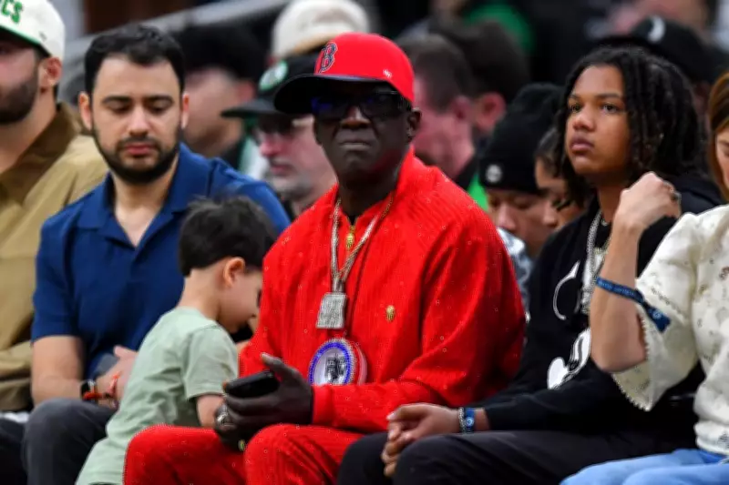 Flavor Flav's Boston Sports Doubleheader: Fenway Pitch and Celtics Courtside