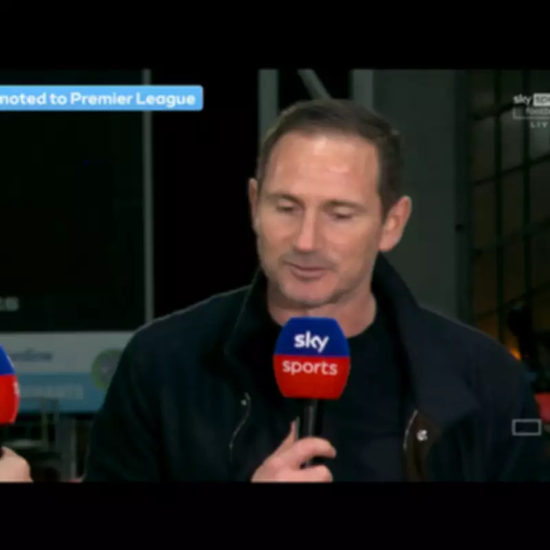 Frank Lampard Tears Up After Coventry City's Premier League Promotion