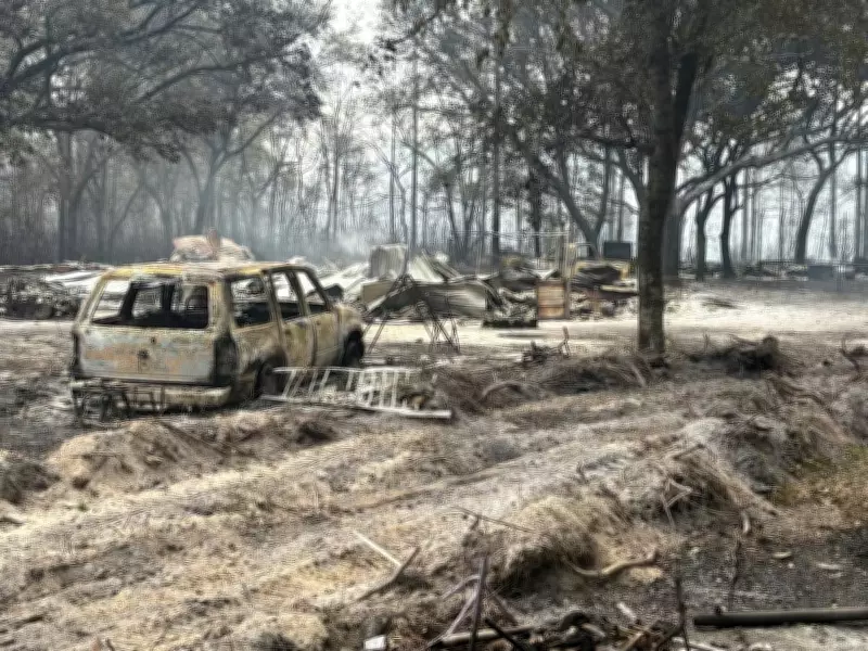 Georgia Wildfires Destroy Over 120 Homes, Officials Warn of Continued Danger