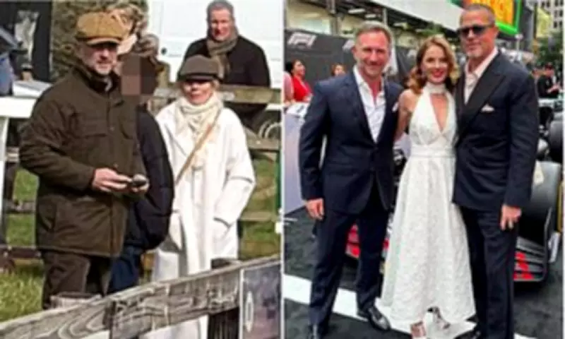 Geri Halliwell and Christian Horner Show Unity at Horse Racing Amid F1 Career Struggles