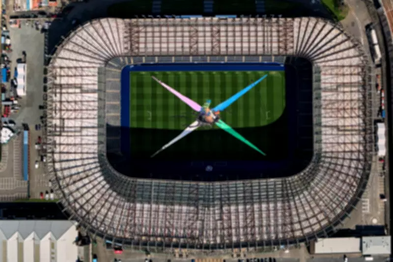 Giant Artwork Unveiled at Murrayfield for Historic Women's Rugby Match