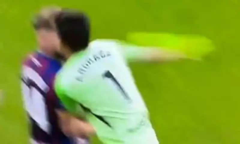 Goalkeeper Channels Mike Tyson with Devastating Punch in Spanish Second Division Brawl