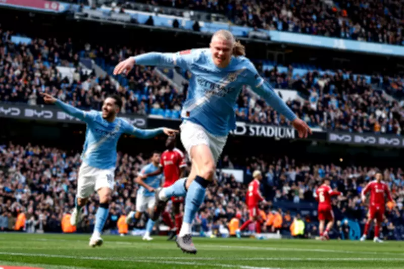 Haaland Hat-Trick and Salah Penalty Miss Propel Manchester City Past Liverpool