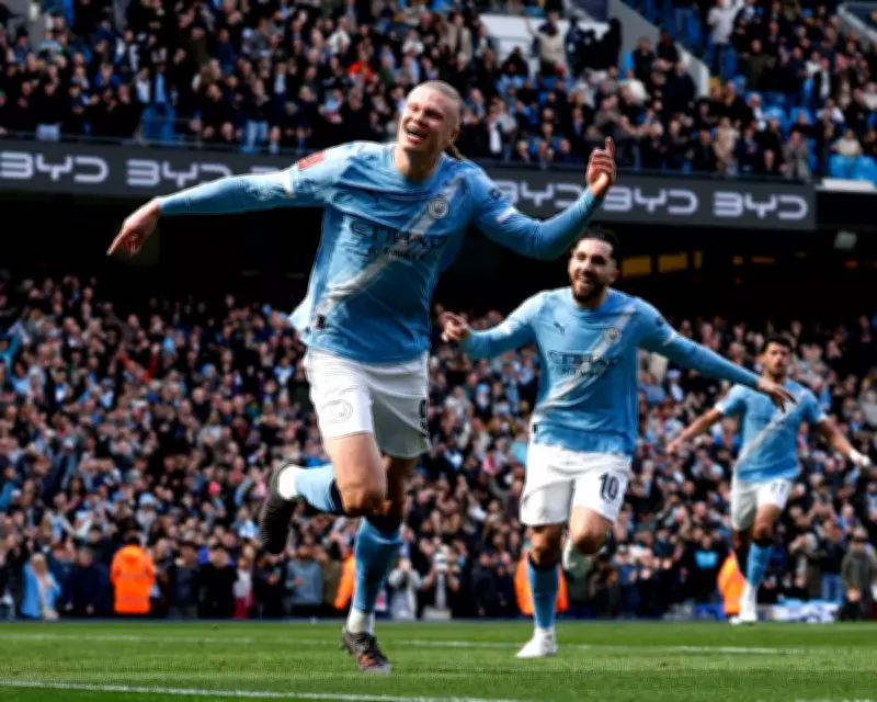 Haaland Hat-Trick Sinks Liverpool as Manchester City Cruise to FA Cup Semis