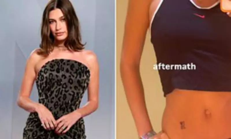 Hailey Bieber Flaunts Temporary Tattoos for Justin After Coachella